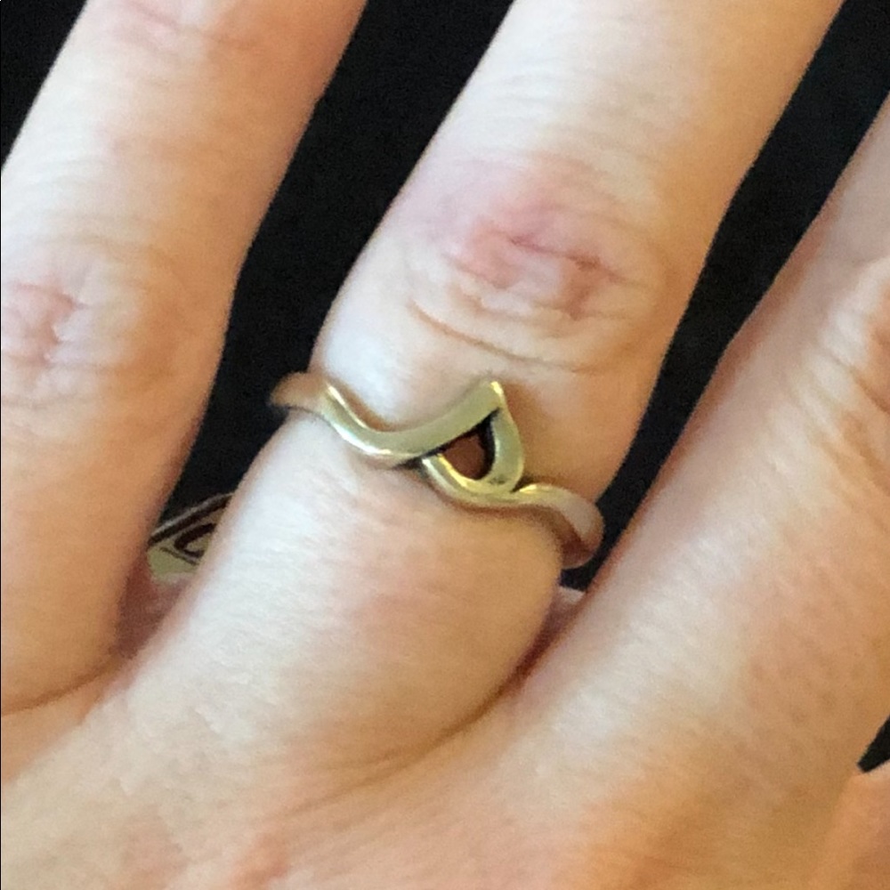 James Avery NWT Sript Initial ring “s”